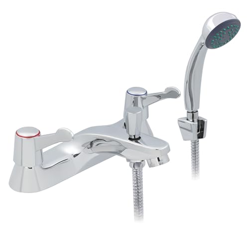 Mitigeur baignoire et douche complet 180mm avec accessoires