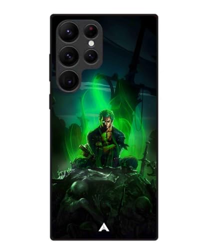 Image of Premium Anime 1 Case for Samsung Galaxy S22 Ultra (Glossy Finish) Soft-Touch Metal TPU Back Cover, Shockproof, Designer, Aesthetic Mobile Phone Case