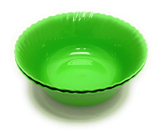 Mintra Home Curly Collection (9.7in Medium Bowl - 2pk, Green)