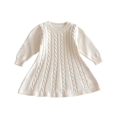 Alunsito Kleinkind Baby Mädchen Pulloverkleid Herbst Winter...