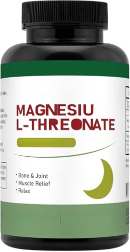 El complejo de L-treonato de magnesio apoya el sueño, la salud cerebral y la función cognitiva, sin gluten, sin OMG