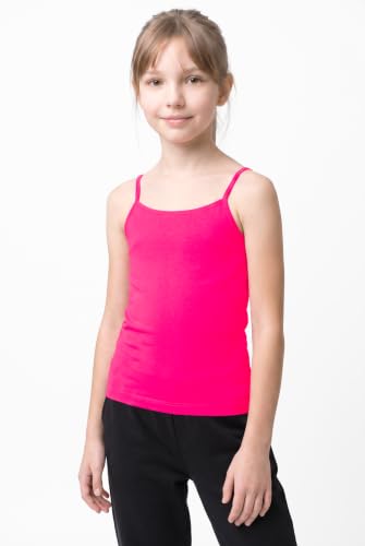 Image of Kurve Girl's Sleeveless Tank Top - Stretch Undershirts Cami Camisole, UV Protective Fabric, Rated UPF 50+ (Made in USA)