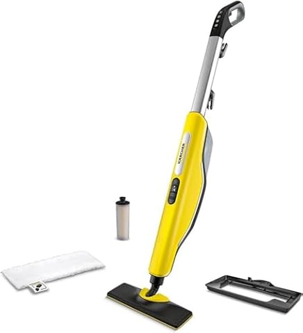 Karcher SC 3 Upright EasyFix Steam Cleaner, 3-step Steam Control, Sealed Hard Floors / Wood