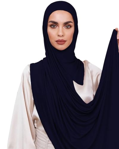 Slip-on Instant Premium Jersey Hijab Head Scarf Wrap for Muslim Women Made in Turkey