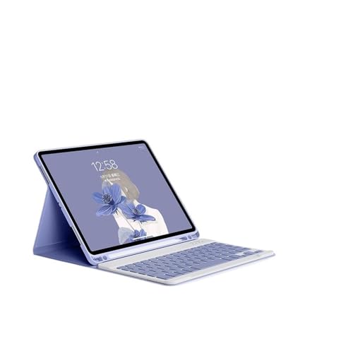 Teclado con funda para iPad Air 11 pulgadas M2 universal gris de 10.9