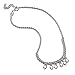 SilberDream Dangle SDF5195J - Tobillera para mujer, 25 cm, plata de ley 925