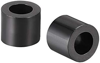 sourcing map Nylon Round Spacer Washer 4.2mm ID 7mm OD 6mm Height for M4 Screws Black 300Pcs