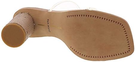 Dolce Vita Women's Noles Heeled Sandal, Nude Vinyl, 10 | Image 2