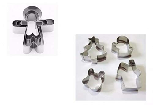 Cortador Boneco De Gengibre Natal + Kit Natal 2 Chicky Forma