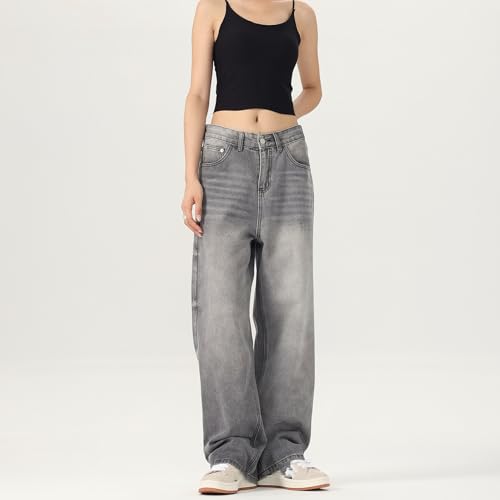 Men's Jeans Spring Vintage Straight Leg Casual Denim Pants3