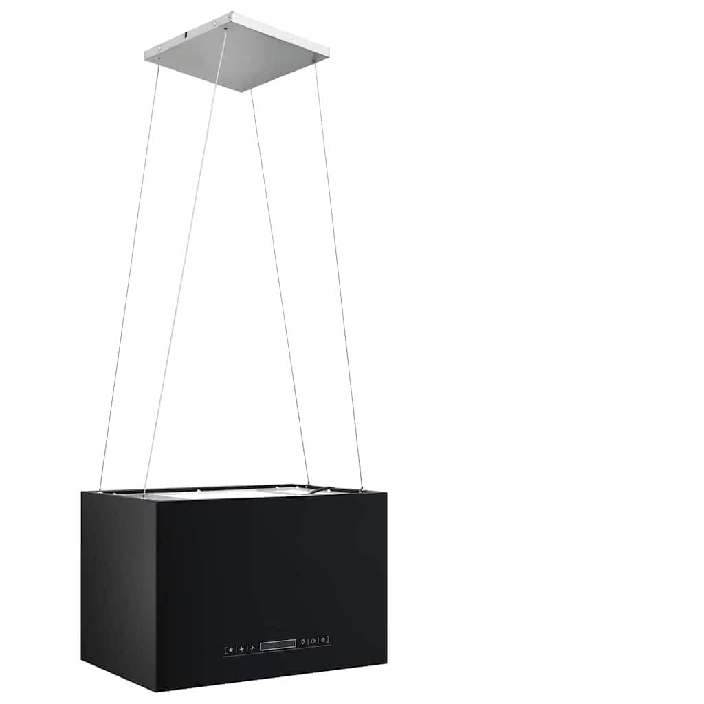 Generico Cappa da Cucina ad Isola Sospesa LCD Sensore 55 cm in Acciaio