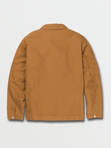 Image of Volcom Men's Palm Drive Faux Sherpa Lined Jacket - Utility Workwear