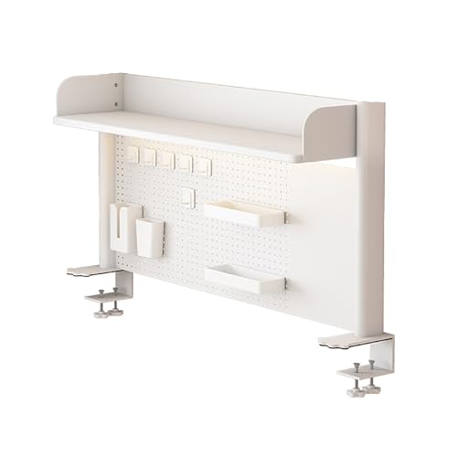 Poste de travail propre avec cette étagère de rangement de bureau