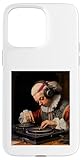 Carcasa para iPhone 15 Pro MAX DJ Mozart – Mesa giratoria para reuniones de música clásica | Funny DJ Music