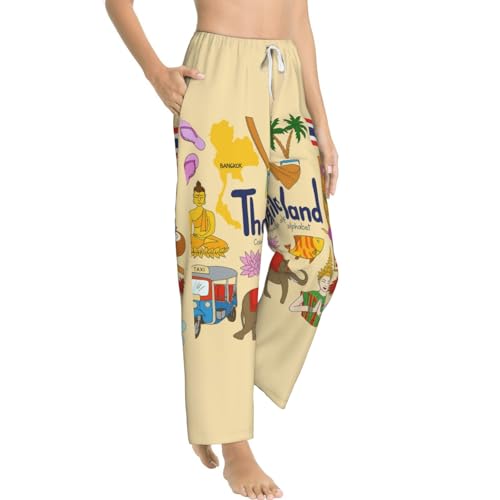 Pantalon de pyjama thaïlandais extensible pour vos week-ends cocooning - 2