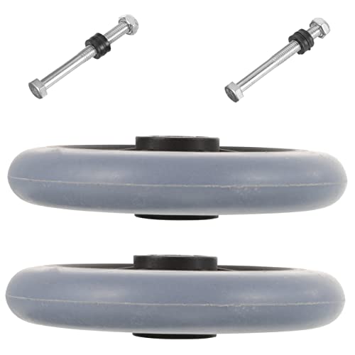 Didiseaon 2pcs Walker Wheels Replacement for Front Wheel Walker Accessories Small Sturdy