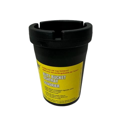Image of Black Smokeless Ashtray - Perfect for Car Cup Holders (1Pk), Small