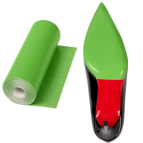 Image of 39 in Green Sole Protector for Heel Shoes, Green Louboutin Sole Protector for Bottom Heels(5 in *39 in)