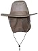 Tropic Hats Summer Wide Brim Mesh Safari/Outback W/Neck Flap & Snap Up Sides