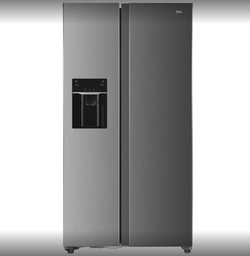 Geladeira TCL C516SBIMN1 516L Side by Side Inverter com Dispenser na Porta Inox 110V