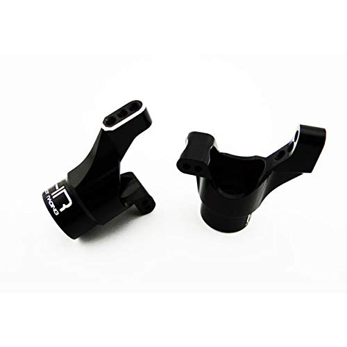 Hot RacingLTN2201 Black Aluminum Rear Knuckles LaTrax Rally Teton