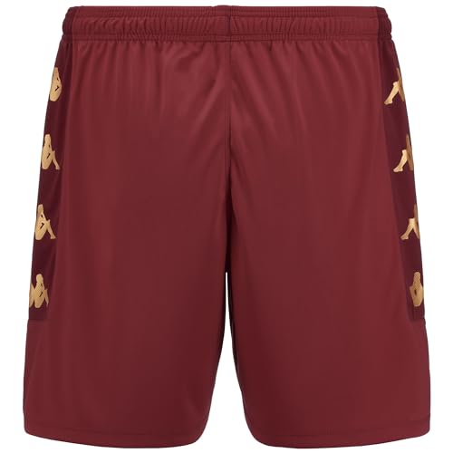 Kappa Kappa4Soccer Gondo Red Granata-Brown Bo - Pantaloncini Da Uomo - 3