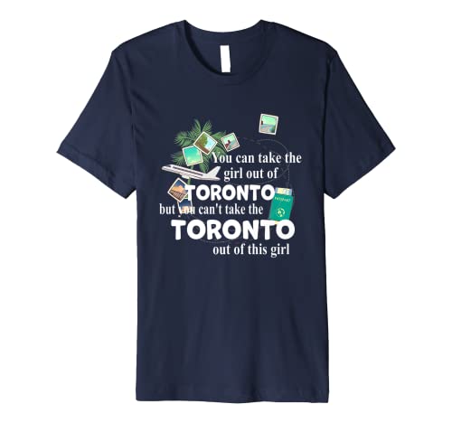 Girl From Toronto - Patriotic Proud Girl From Toronto Premium T-Shirt