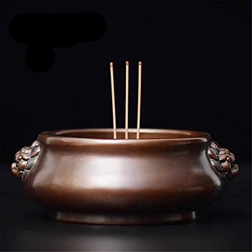 Wpyyi Large Brass Incense Burner Metal Stick Incense Base Home Decoration Accessories Buddha Decor (Color : A, Size : 15Cm*6.5Cm) #TOP1