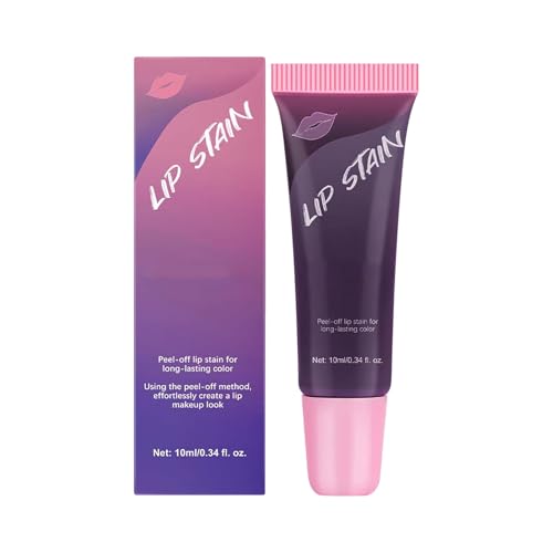 HMDABD Peel Off Lip Liner Stain Long Lasting Lip Tint Stain Nonstick Cup Lipgloss Makeup for Women Lip Stain Lipgloss (01, One Size)