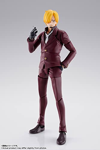 BANDAI ONE PIECE - Sanji Onigashima - Figurine S.H. Figuarts 15cm, Black, White - Image 2