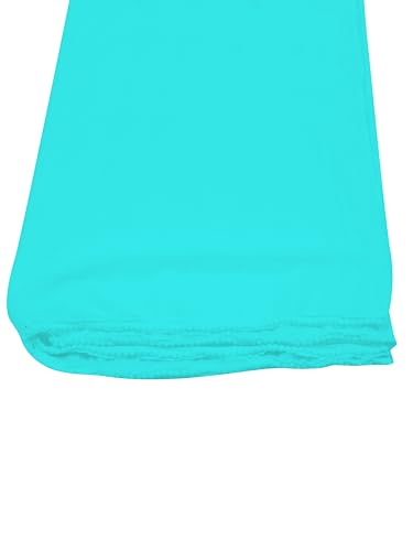 Image of Miraan Solid Pure Cotton Dupatta with Pom Pom Border, 2.25 meters length (DUPCOTTON)