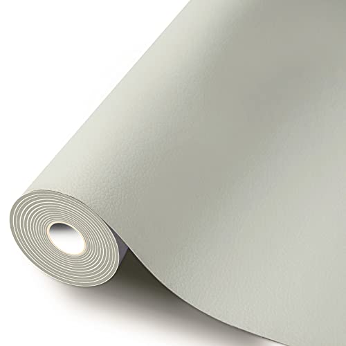 Cuero Adhesivo, Parche de Cuero Adhesivo, Polipiel Adhesiva Piel Autoadhesivo Parche De Cuero para Tapizar para Sofás, Asientos De Coche, Silla De Oficina, Cabecera, Bolsos, Muebles(Beige, 40 X 200cm) Cover