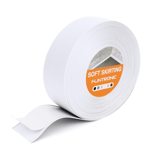 flintronic Bath Sealant Strip, 10m/32.8ft Self Adhesive Sealant Strip, Waterproof, Oilproof and Mildewproof Sealant Tape, Caulk Strip for Kitchen, Sink, Bathroom, Toilet, Wall Corner - Image 2