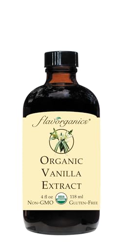 Flavorganics Organic Vanilla Extract, 4 ounce