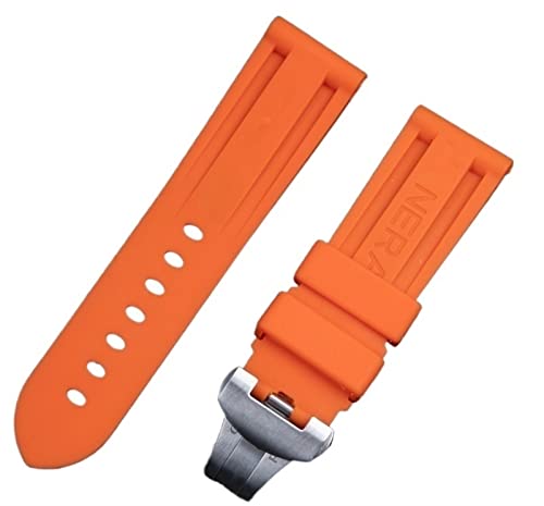 Bracelet montre caoutchouc 24mm pour remplacer votre ceinture usée sur boîtiers PAM111 441