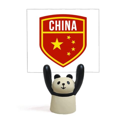 Drapeau de la Chine support en panda bouclier mignon à offrir aux proches
