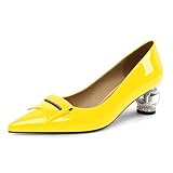 Cuir verni luxueux : La partie supérieure en cuir verni hautement brillant dégage de l'élégance, est facile à nettoyer et conserve son fini brillant – parfait pour une utilisation répétée lors d'occasions spéciales.