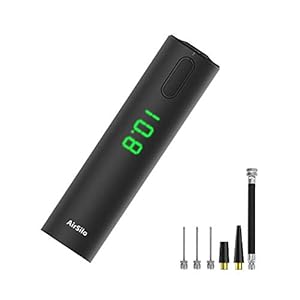 Fast Electric Ball Pump with LED Pressure Gauge (Max 15PSI) for Football, Basketball, Volleyball, Rugby, Soccer, Swimming Ring etc. with Needles.