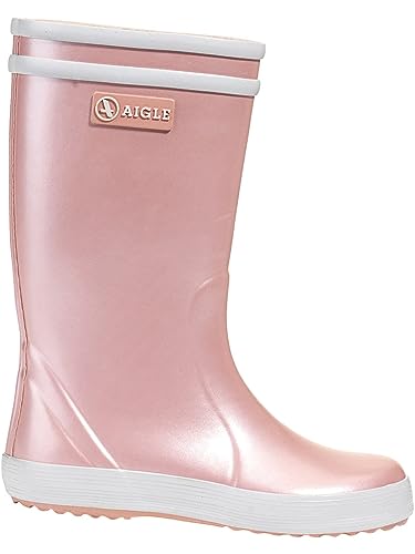 Aigle Lolly Irrise 2 Unisex Children's Rain Boot, pearl, 8.5 UK