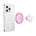 PopSockets Round Phone Grip Compatible with MagSafe, Adapter Ring Included, Phone Holder, Wireless Charging Compatible - Kawaii Ghosties