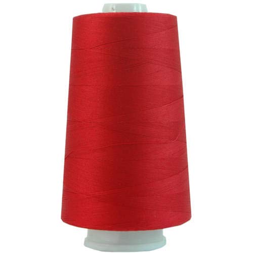 Threadart Heavy Duty Cotton Thread - Quilting & Sewing 2500 Meter Cones - 40/3 - Color 120 - Deep Red