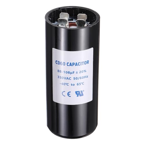 Condensateur de démarrage du moteur CD60 88-108 uF 330V pour pompe à eau