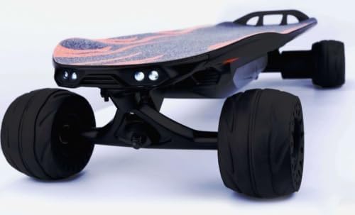 Uiofo Skateboard électrique Cruiser Dernière Génération - Noir R-ESB3