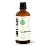 Plant Therapy Peppermint Essential Oil 100 mL (3.3 oz) 100% Pure, Undiluted, Natural Aromatherapy for Diffuser & Topical Use, Digestion, Respiratory, & Massage, Peppermint Oil for Skin & Hair