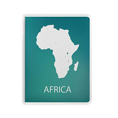 Carnet carte Afrique couverture souple journal de bord et notes