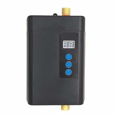Tankless Instant Hot Water Heater, 3000W 110V Mini Electric Water-Heater with LCD Display, Under Sink On Demand Hot Water Heater, for Kitchen Bathroom RV Dish and Hand Washing