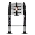 Telesladder One-Button Retractable Ladder Climb, Lightweight Portable Convenient Extension Ladder for Tall Building, 6.9/8.9/10.8/12.8/13.8/15.1/16.4 Ft/2.1M/6.9Ft