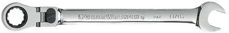 GEARWRENCH 11/16" 12 Point Flex Head Ratcheting Combination Wrench - 9711