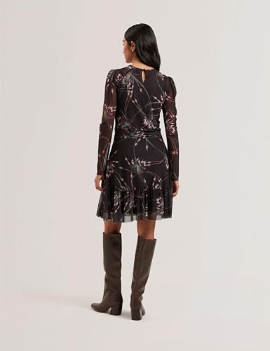 Robe décontractée femme Ted Baker Sannde aux épaules drapées - 3