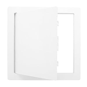 Image of Morvat Plastic Access Panel 6 X 9, Access Door for Drywall, Access Panel for Drywall, Wall Access Panel, Plumbing Access Panel, Heavy Durable Plastic, White